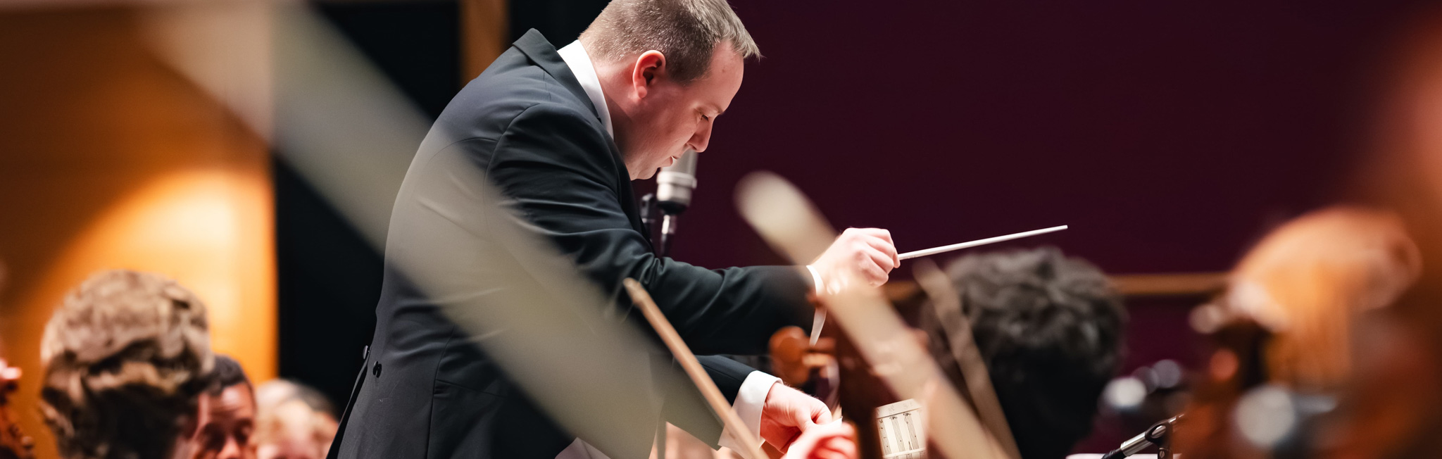 Kyle Wernke conducts the Lehigh University Philharmonic Orchestra.