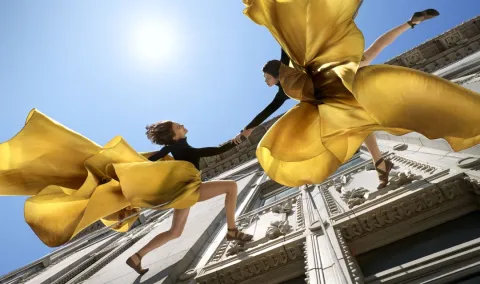 The vertical dance troupe Bandaloop will will dance on the outside of Zoellner's exterior walls as part of Gala 2023 on April 15, 2023.