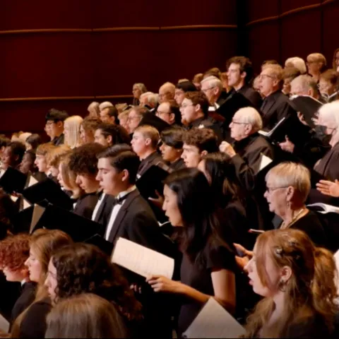 Lehigh University Choral Arts performance.