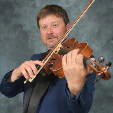 JJ Johnson with his violin