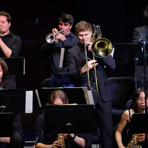 Members of Lehigh's Jazz band