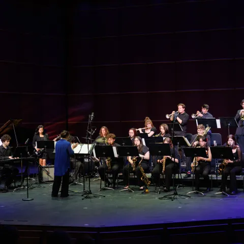 Members of Lehigh University Jazz Repertory Orchestra