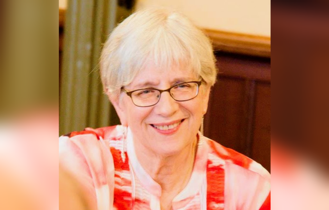 Nadine Sine smiling for her Lehigh portrait.